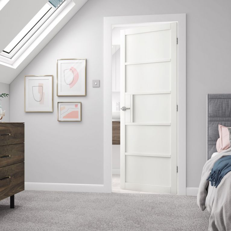 JB Kind City Metro White Prefinished Internal Door JB Kind City Metro White Prefinished Internal Door